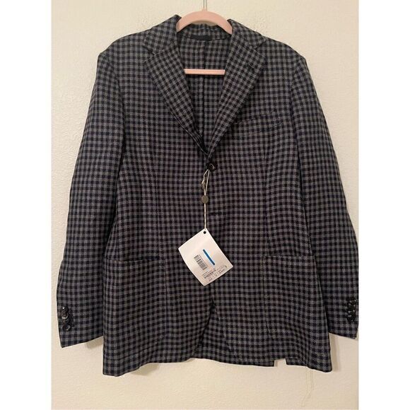 Sartori Napoli Wool Linen Blend Blazer NWT NEW - Picture 1 of 14